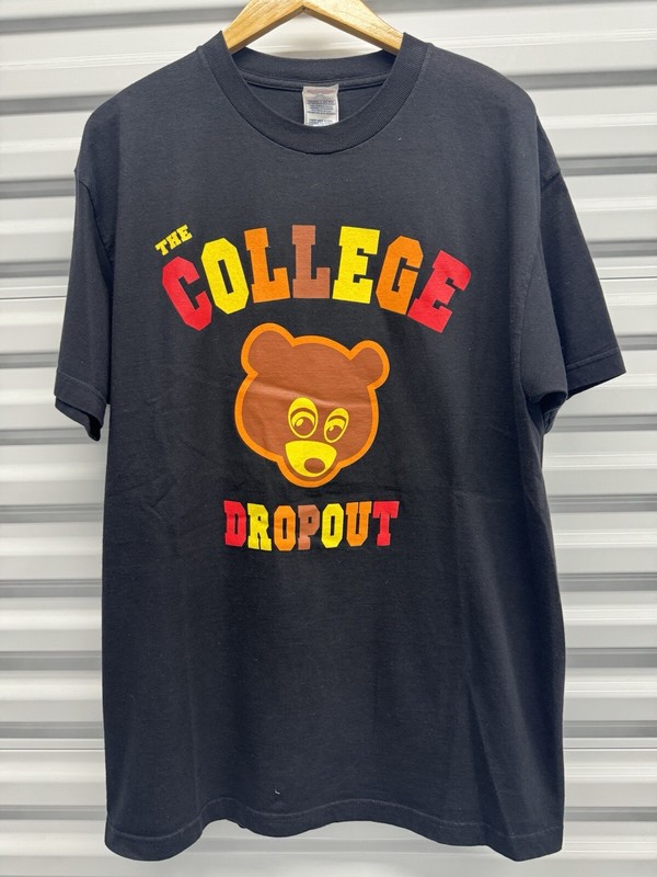 Vintage Kanye West The College Dropout T-shirt Thanksgiving Colorway Rap