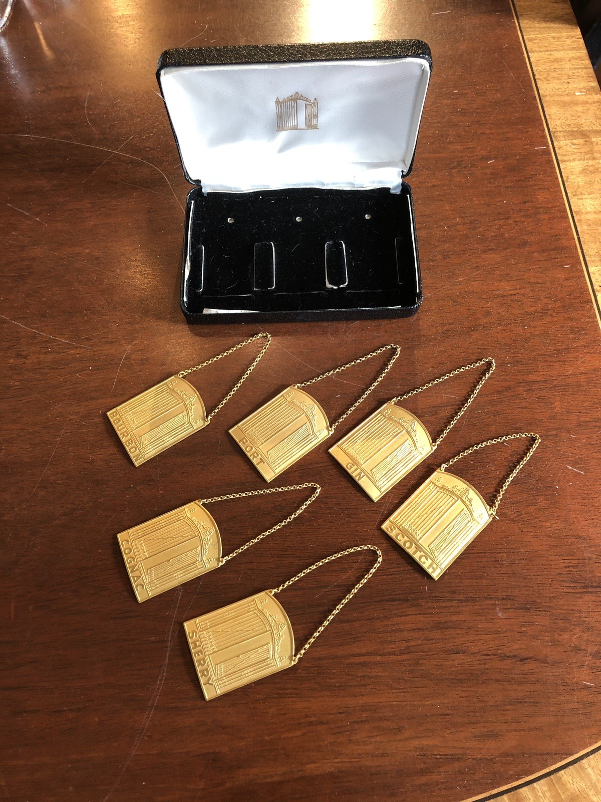 21 Club Liquor Decanter Tags in Original Box-QTY. 6-RARE!!!!