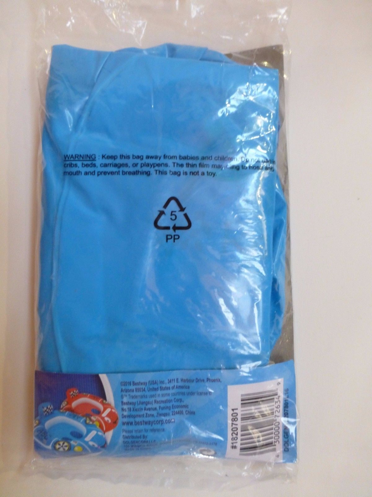 Blue Baby Care Inflatable Swimming Pool Seat Float Ages 1-2 New H2O GO