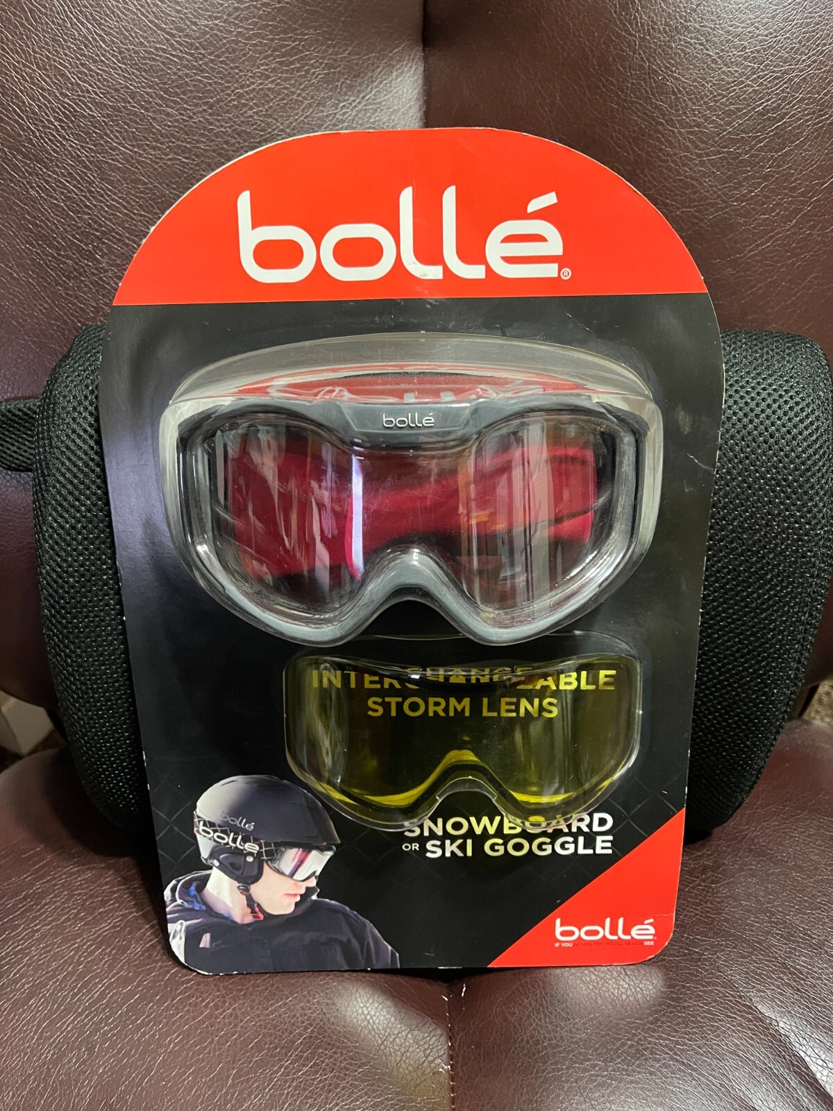 Bollé スノーゴーグル　オレンジ　イエロー Bollé スノーゴーグル オレンジ イエロー スキーゴーグル スノー