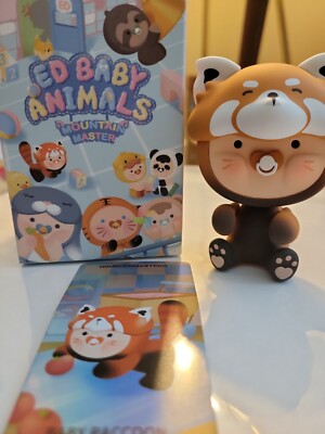 MOUNTAIN MASTER x ED Baby Animals Series Baby RaccoonMini Figure Art Toy Gift