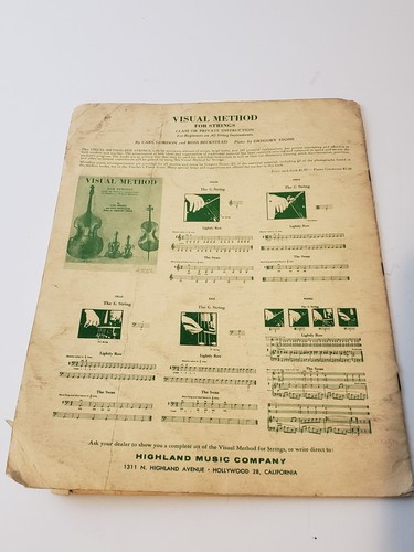 Vintage Early Performance Band Folio 1963 Book 1 Piano Music Sheet Music EUC