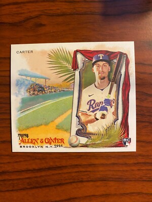 2024 Topps Allen & Ginter Evan Carter n43 Boxloader #N43-14