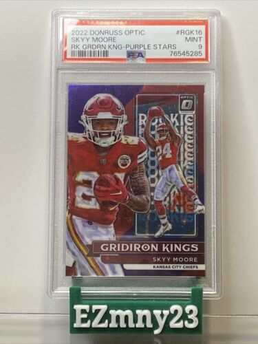 2022 Optic #RGK-16 Skyy Moore Rookie Gridiron Kings Purple