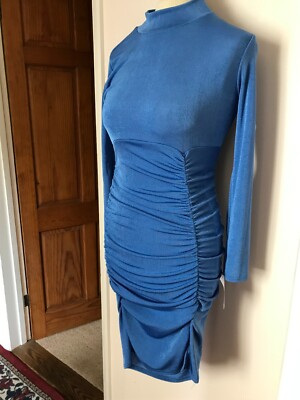 Somebody Else small blue bodycon dress, new tags