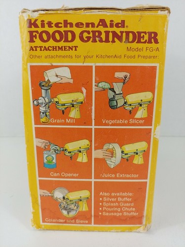 Vintage KitchenAid Food Grinder FG-A Attachment by Hobart Damaged