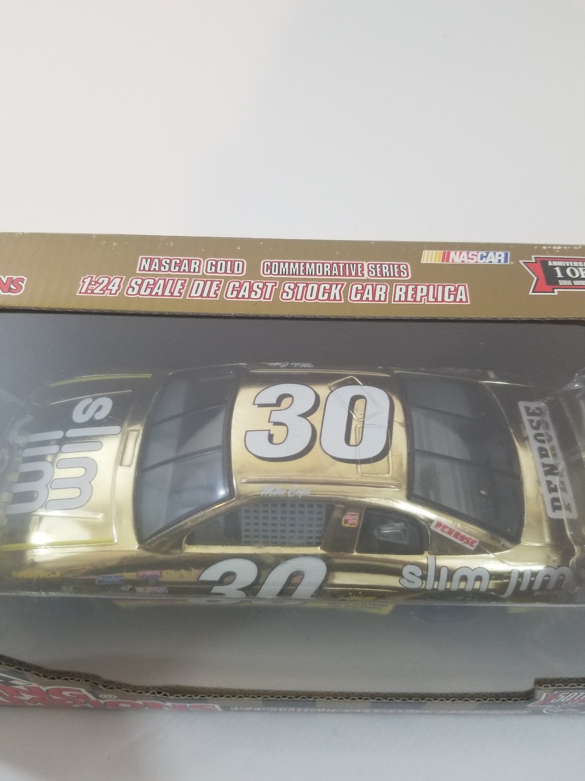 Nascar Gold 50th Slim Jim 30 #05053 1:24 Scale Stock Car Replica