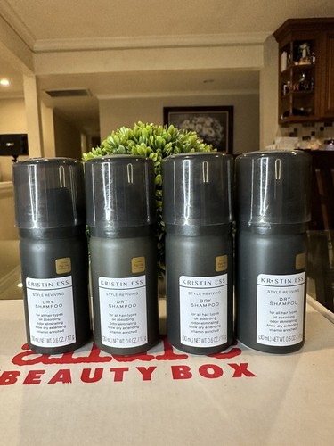 4 X Kristin Ess Dry Shampoo 0.6oz/30ml Sample Size Oil Absorbing All Hair Types