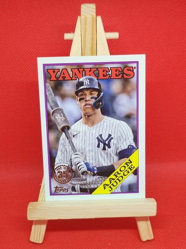 ●ON POINT PART ONE 2023 Topps Series 1 Aaron Judge 1988 Insert T88-37 Yankees