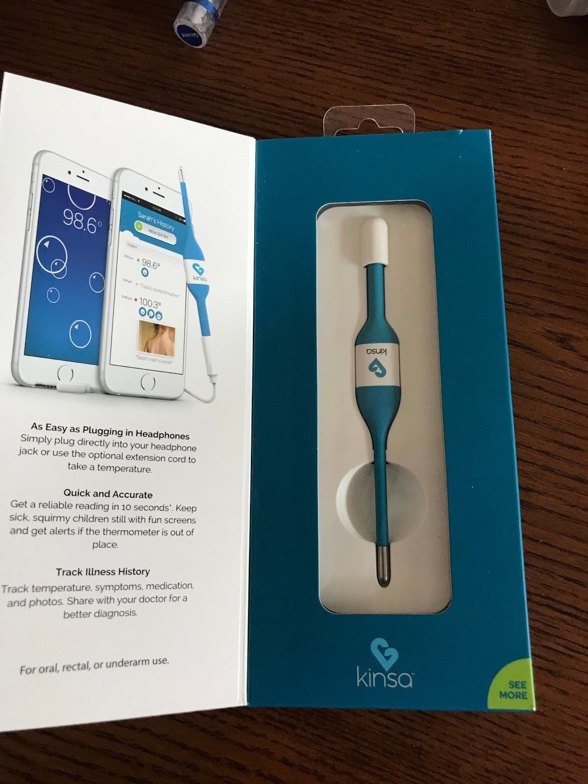 Kinsa The World's Smartest Thermometer New (not sealed)