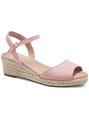 CHARTER CLUB Womens Pink 1/2'' Platform Luchia Toe Wedge Espadrille Shoes 5 M