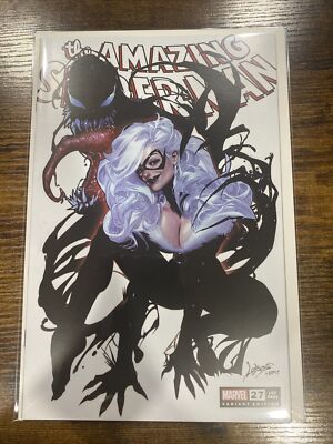 AMAZING SPIDER-MAN 27 * NM+ PABLO VILLALOBOS TRADE VARIANT LOBOS VENOM BLACK CAT