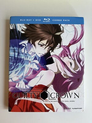 Guilty Crown Part 1 BLU-RAY/DVD New W/ Slipcover Season 1