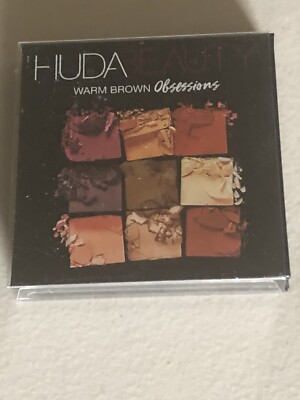 HUDA BEAUTY WARM BROWN OBSESSION EYE SHADOW PALETTE 0,35 OZ