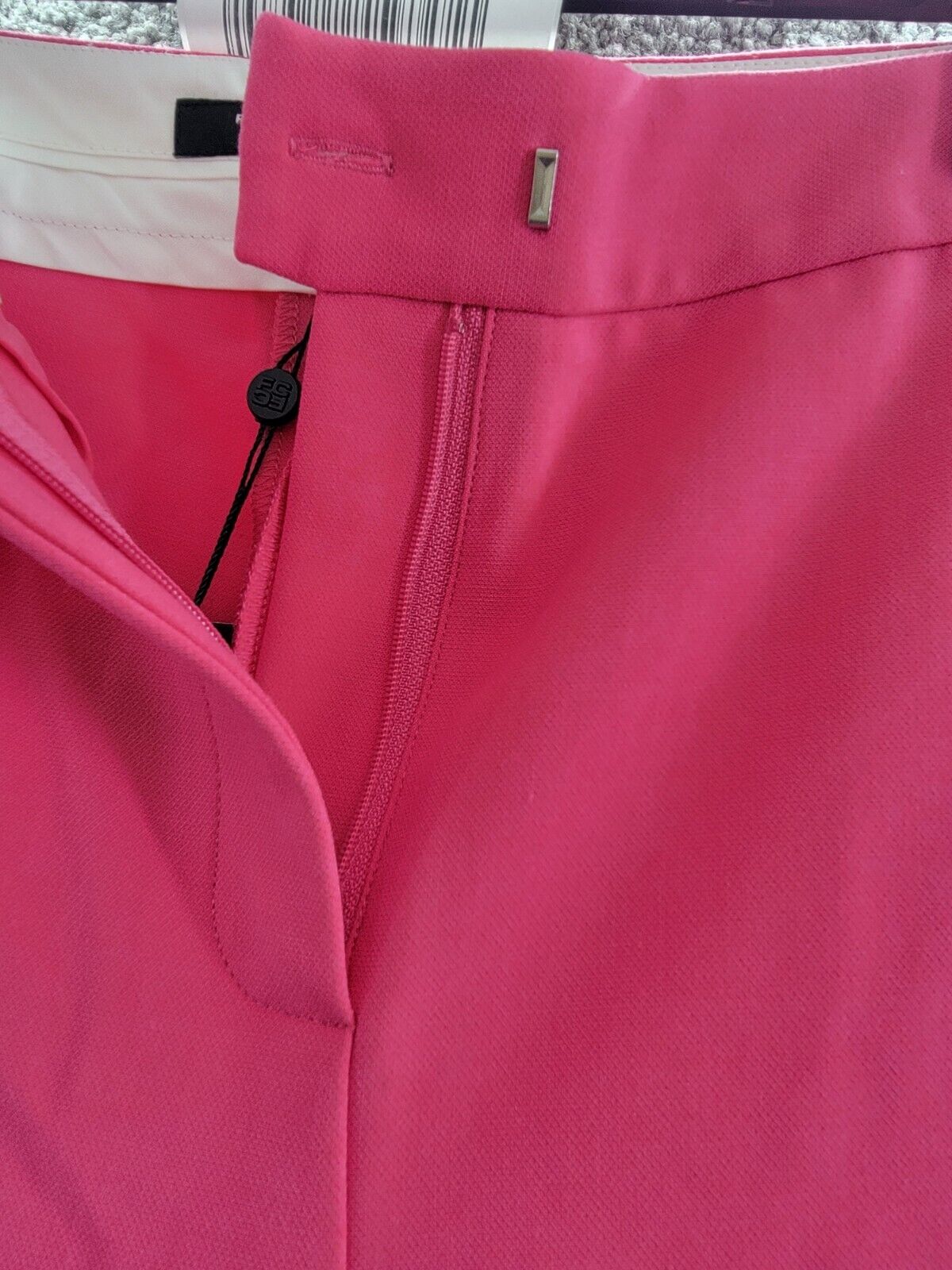 French Connection Whisper Flared Office Dress Pants Women's 0 Raspberry Sorbet - Picture 10 of 19