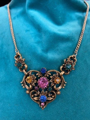 【VINTAGE HOLLYWOOD】Color Heart Necklace〜ネックレス#2022秋 C2 VINTAGE HOLLYWOOD(ヴィンテージハリウッド) ネックレス