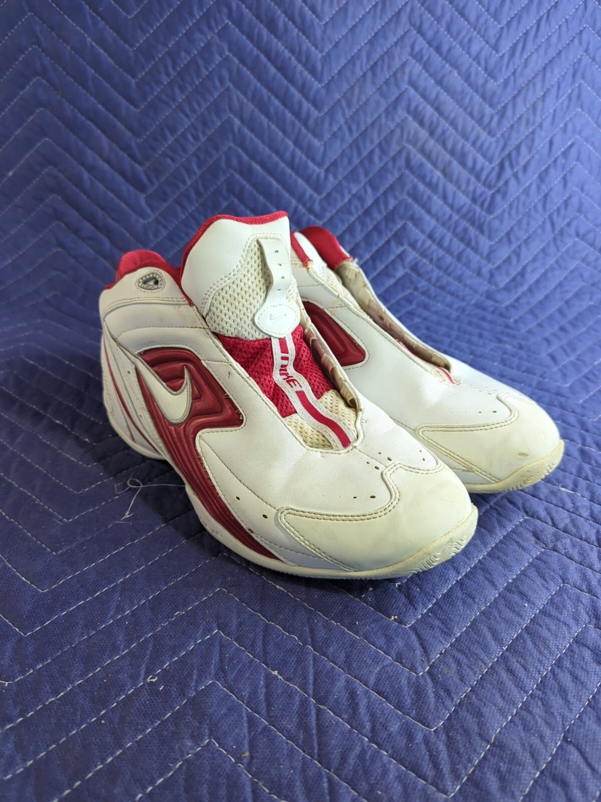 Vintage Nike Air SHOES ZOOM Men Size 9.5 Leather SNEAKERS