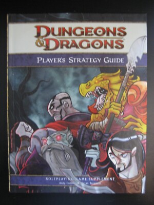 D&D 4E Dungeons & Dragons PLAYER'S STRATEGY GUIDE WOTC: HC, LN, 1st Ed/Print!