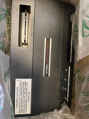 Coleco Gemini Atari 2600 Video Game System Vintage Black Home Model 2510