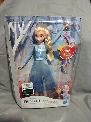 NEW Hasbro E6852 Disney Frozen II 2 SINGING ELSA Fashion Doll Works damaged box
