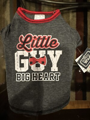 Simply Wag Dog Shirt XS Little Guy Big Heart