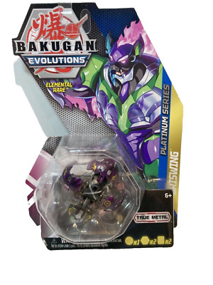 Bakugan Evolutions Platinum ELEMENTAL RARE GRISWING Metal Spin Master New