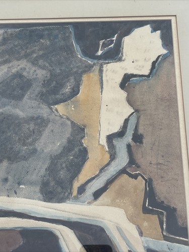 Phil Dike Painting Famous California landscape abstract EXPRESSIONISM modernism