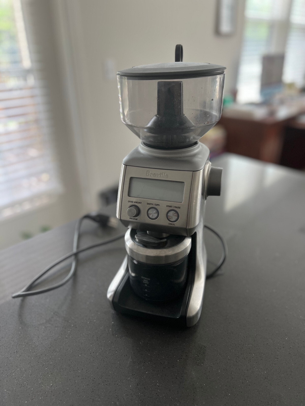 Breville Smart Grinder Pro Coffee Bean Grinder, Brushed Stainless Steel