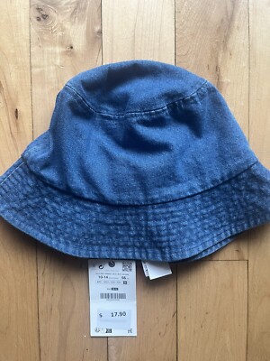 Zara Kids Denim Bucket Hat  Unisex Size 10-14 Years