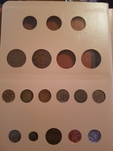 DANSCO TYPE COINS ALBUM WITH COINS