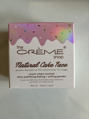 Setting Powder The Creme Shop Natural Cake Face - CREAM WHITE