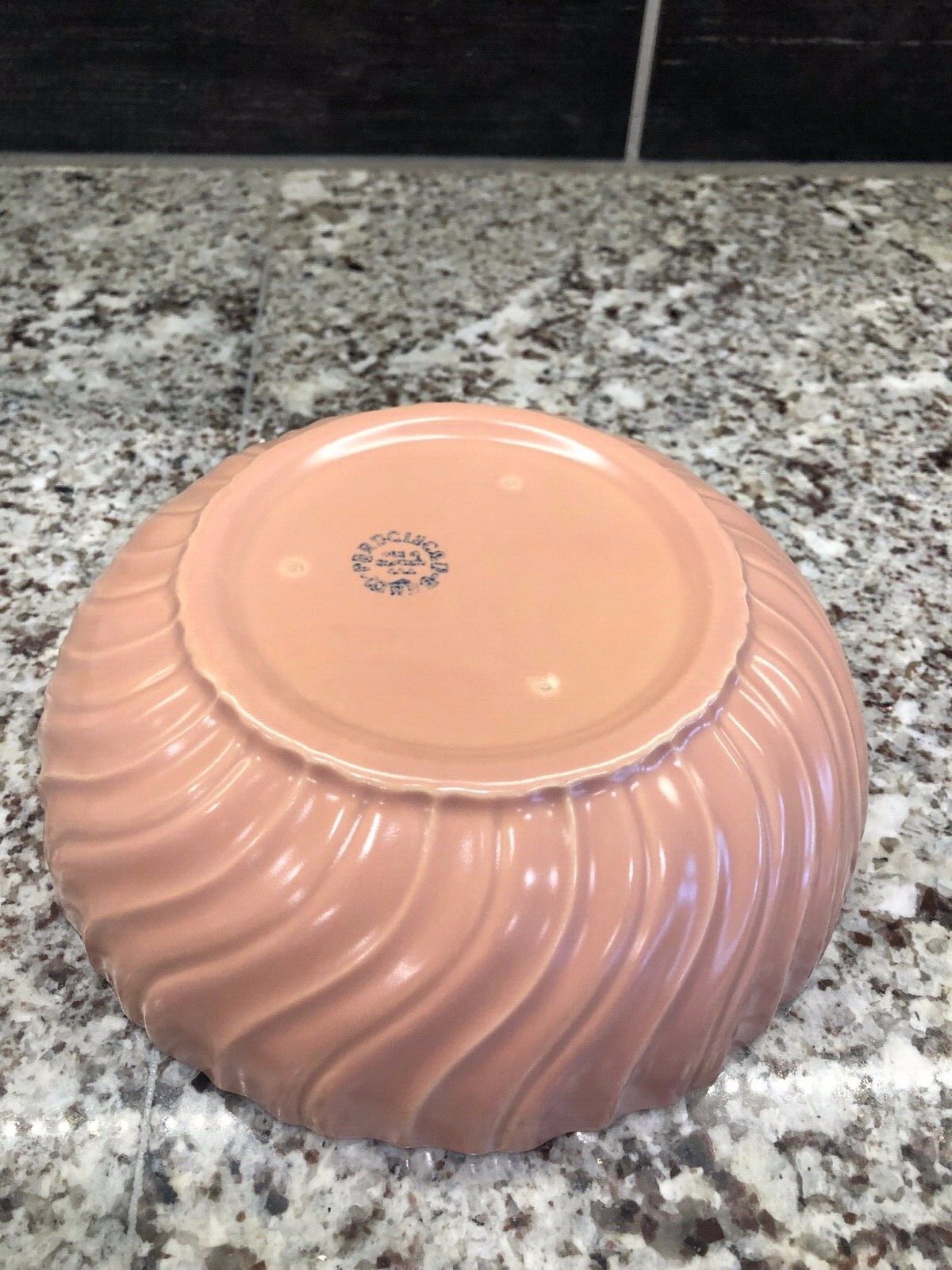 Franciscan Coronado Matte Coral Pink Vegetable Bowl 7 1/2”