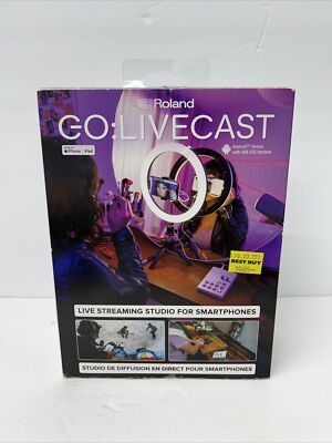 Roland GO:LIVECAST Live Streaming Studio for Smartphones- OPEN BOX