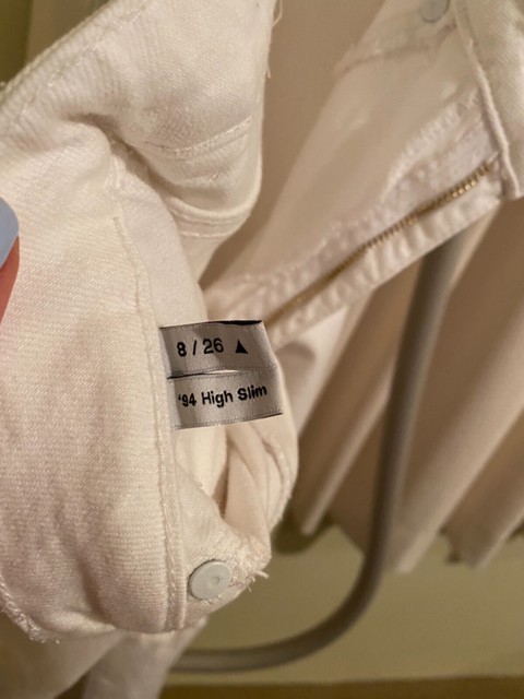 abrand white jeans