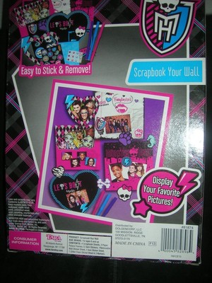 Monster High activity kids Scrapbook your wall 60 pieces