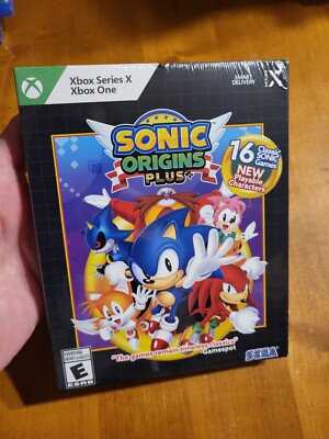 Xbox One Series X Sonic Origins Plus Sega Bundle 16 Classic 20 Page Artbook READ
