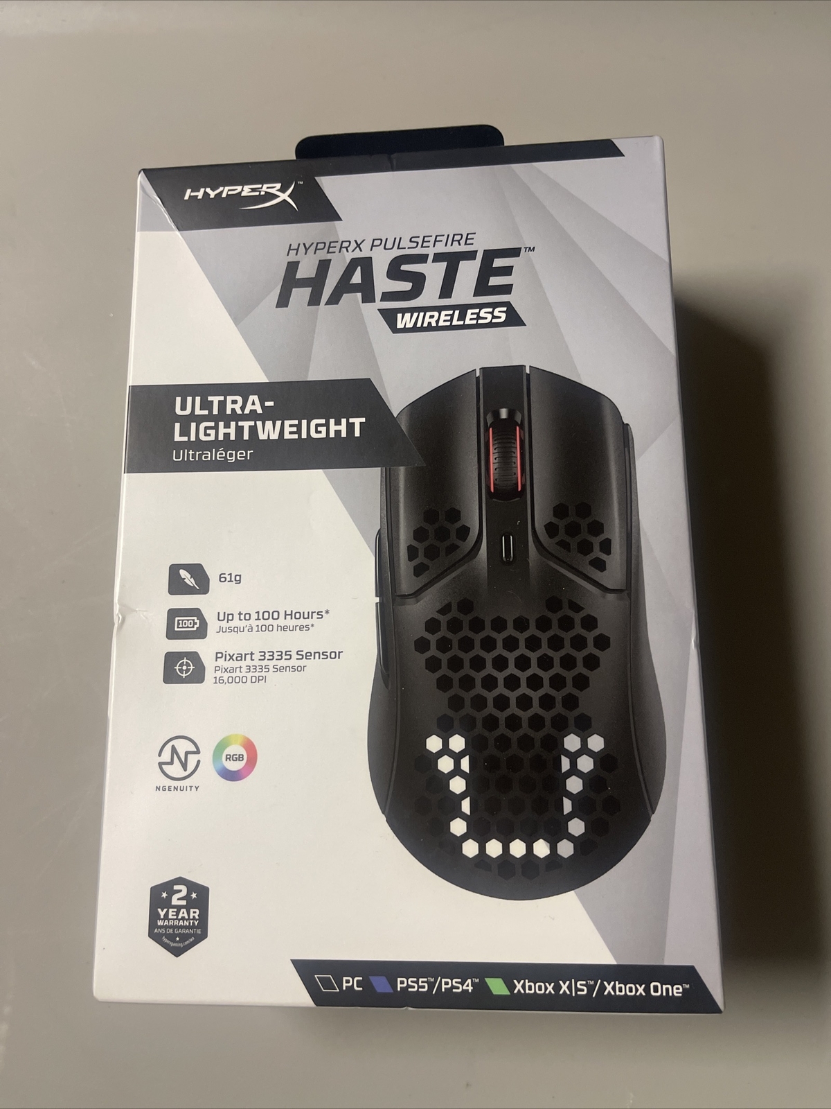 Мышь hyperx pulsefire haste wireless. Мышь hyperx pulsefire haste wireless