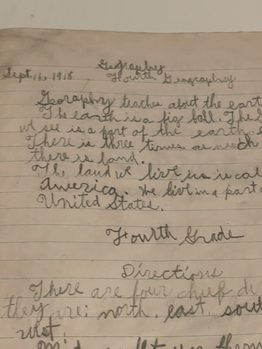 16x Handwritten Notebooks From 1918 To Early 1930s.  School Books.  Trip Log. 