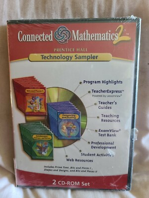 Shelf62g VINTAGE PC GAME/SOFTWARE~ Connected mathematics 2 - technology sampler