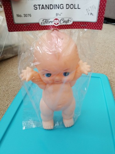 Fibre Craft Standing Baby Doll 8 3/4