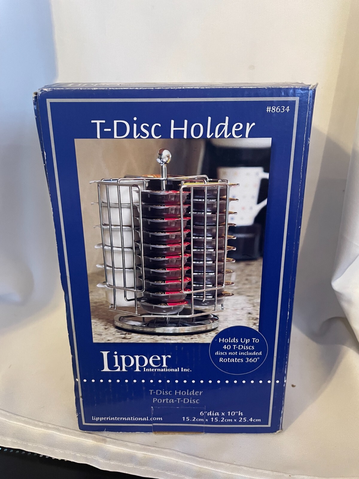 Lipper T-Discs Pod Carousel Holder Coffee Storage Pod Organi