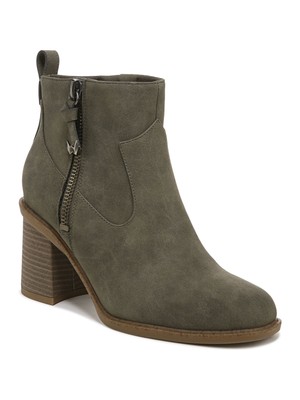 Женские зеленые ботильоны DR SCHOLLS Goring Rodeo с квадратным носком и блочным каблуком, 9 М