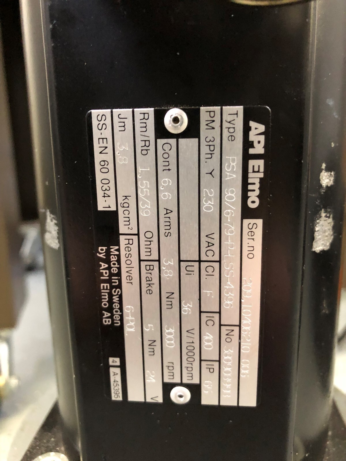 system 3R Workmaster Z axis Motor & Gearbox