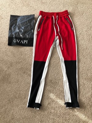 white color track pants
