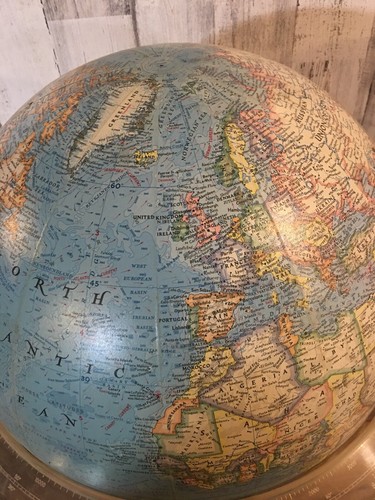 National Geographic globe 1965 Edition 16” With Acrylic Stand