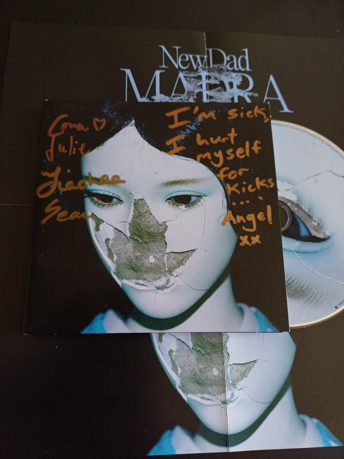 NEWDAD MADRA PERSONALLY SIGNED/AUTOGRAPH CD AND THEIR ADDED LYRICS