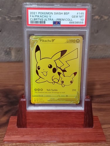 ま*迎様 ピカチュウ V 25th ANNIVERSARY GOLDEN CAR Pikachu V 001/015 s8a-G 25th Anniversary Golden Box Sealed