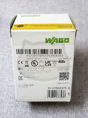 New in Box WAGO 750-375 750375 PROFINET IO Fieldbus Adapter PLC Module