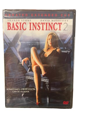 Basic Instinct 2 (DVD) Unrated Extended Cut-FACTORY SEALED-NEW Sharon Stone