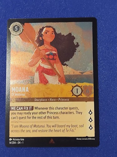 Disney Lorcana Moana プロモ　PSA10 連番モアナ PSA 10 TAKARATOMY Lorcana Promo Card Moana Adventurers on